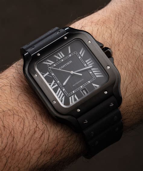 mens black cartier watch|cartier watch men's on sale.